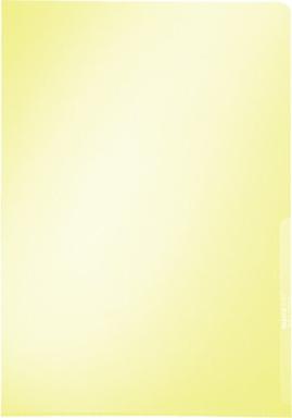 Sichthülle A4 PVC 0,15mm gelb Kantenschweißnaht