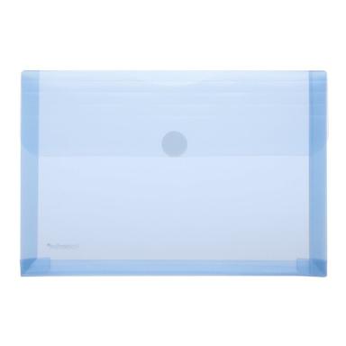 Sichttasche A5, Dehnfalte blau transparent 175 x 260 x 0 mm (HxBxT)