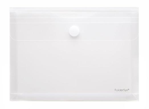 Sichttasche A5, Dehnfalte farblos matt transparent