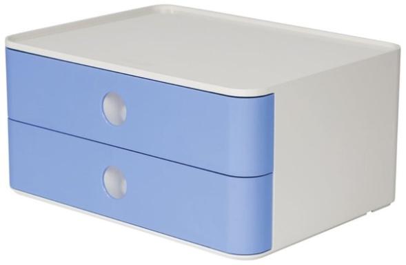 Smart-Box Allison,Schubladenbox 2 Schübe, sky blue