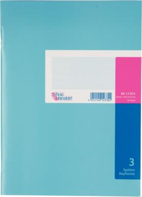 Spaltenbuch A4 4 Spalten 40 Blatt holzfrei, kartoniert