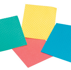 Spültuch/Wischtuch/Schwammtuch 25 x 31 cm, weich gemacht, Farben: blau, gelb, grün | 10 Stück/Pack Spültuch/Wischtuch/Schwammtuch 25 x 31 cm, weich gemacht, Farben: blau, gelb, grün | 10 Stück/Pack