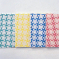 Spültuch/Wischtuch/Universaltuch 35 x 40 cm Farben: blau, gelb, grün, rot | 10 Stück _ beschichtet, strukturiert, fusselfrei, waschbar 95 °C
