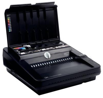 Sprialbindegerät Combbind C366E elektrisch, schwarz, bindet 450,