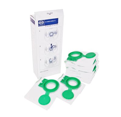 Staubsaugerbeutel für Sebo Dart4 | 10 Stück <br>Vlies-Filtertüten mit grünem Kunststoffverschluss 