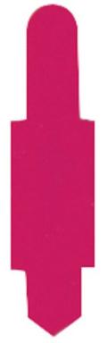 Stecksignale 15 x 55, PVC, violett zum Einstecken in Schlitzstanzungen