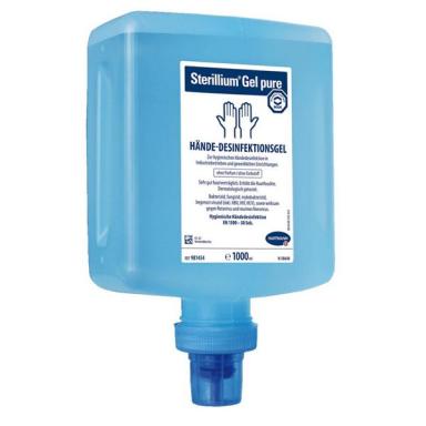 Sterillium® Gel pure | 1000-ml-Patrone alkoholisches Gel zur hygienischen Händedesinfektion, für Berührungslosen-Spender 70485, Druckspender 70334+++ DESINFEKTIONSMITTEL VORSICHTIG VERWENDEN. VOR GEBRAUCH STETS ETIKETT UND PRODUKTINFORMATIONEN LESEN +++