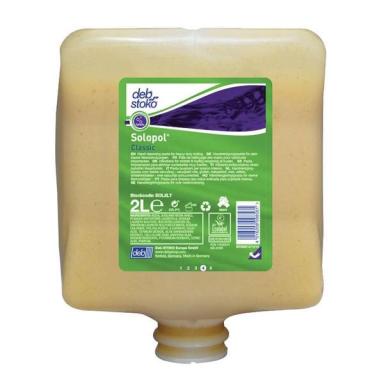 Stoko (deb Stoko) Solopol® classic | 2-Liter-PATRONEHändereiniger für sehr starke Verschmutzungen, PARFÜMIERT