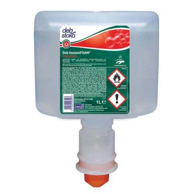 Stoko (deb stoko) InstantFOAM Complete® | 1-Liter-Patrone hochwirksames Schaum-Handdesinfektionsmittel mit Breitbandwirkung auf Alkoholbasis +++ DESINFEKTIONSMITTEL VORSICHTIG VERWENDEN. VOR GEBRAUCH STETS ETIKETT UND PRODUKTINFORMATIONEN LESEN. +++