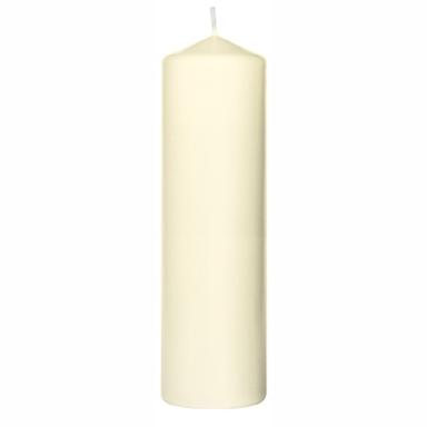 Stumpenkerze 220 x 70 mm | Farbe Cream Brenndauer: bis zu 90 Stunden
