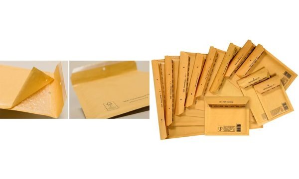 TAP CD-Luftpolster-Versandtaschen C OMEBAG, Typ CD, braun (8739962)
