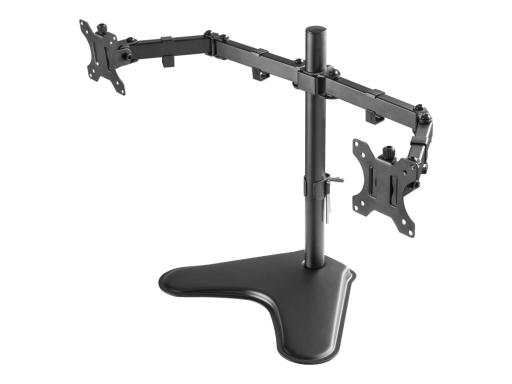 TECHLY Schreibtischhalterung für 2 Displays 13-32" mit Stand TECHLY Schreibtischhalterung für 2 Displays 13-32" mit Stand