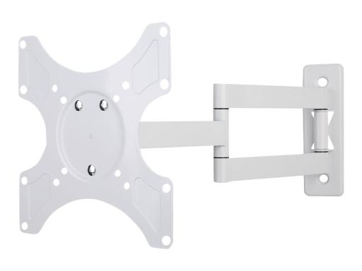TECHLY Wandhalterung LCD 19"-37" neig/drehbar 3 Gelenke weiß