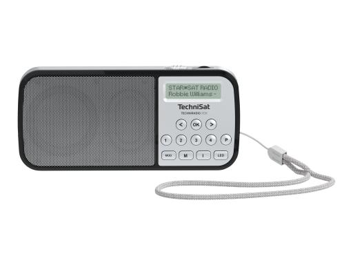 TECHNISAT TECHNIRADIO RDR DAB+ Radio, USB, portable, silber TECHNISAT TECHNIRADIO RDR DAB+ Radio, USB, portable, silber