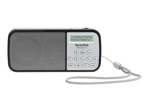 TECHNISAT TECHNIRADIO RDR DAB+ Radio, USB, portable, silber
