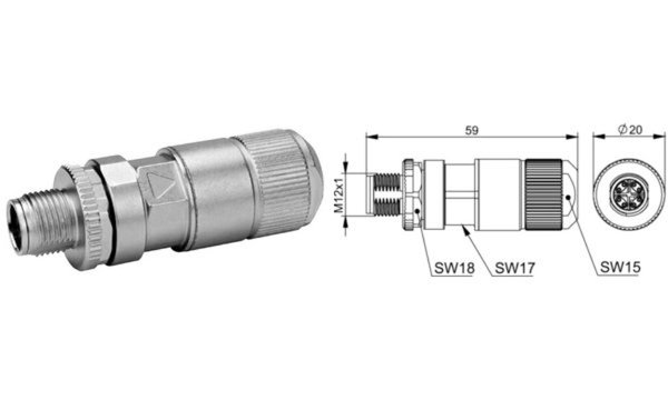 Image TELEGRTNER_STX-Steckverbinder_M12x1_KS_X-kodiert_img3_3850564.jpg Image