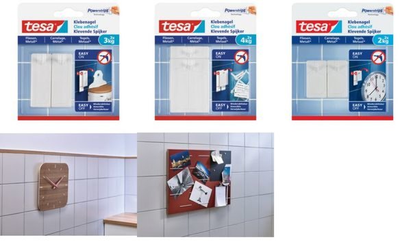 TESA 1x2 Tesa Klebenagel für Fliesen und Metall (2 kg)          77762