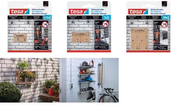 TESA 77902-00000 - Universal hook - Beige - Klebestreifen - Mauerziegel - Innen