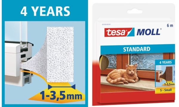 TESA Dichtband tesa tesamoll® Weiß Kautschuk Inhalt: 1 Rolle(n)