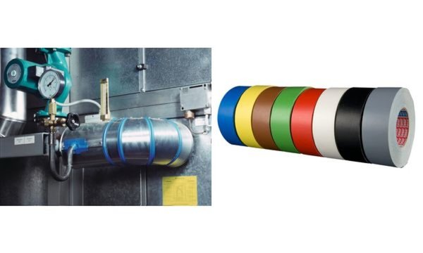 TESA Gewebeband 4651 Premium, 50 mm x 25 m, schwarz Kunststoffbeschichtung aus 