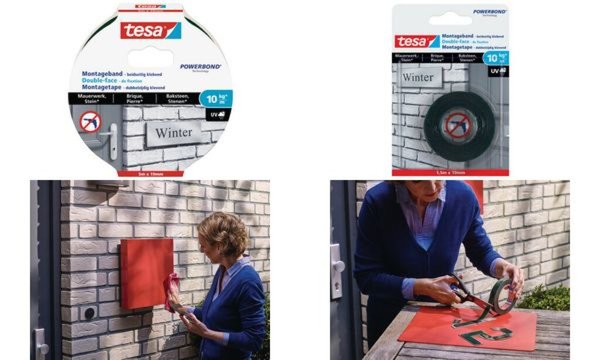 TESA Montageband tesa tesa® POWERBOND Schwarz (L x B) 5000 mm x 19 mm Inhalt: 1