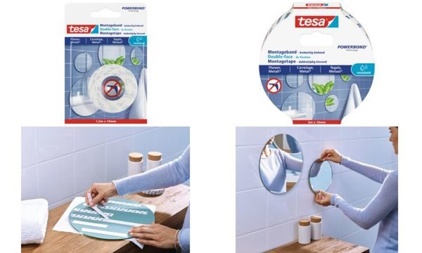 TESA Montageband tesa tesa® POWERBOND Weiß (L x B) 1500 mm x 19 mm Inhalt: 1 Ro