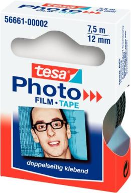 TESA Photo Film, 12 mm x 7,5 m, transparent, Nachfüllpackung Foto-Kleber beidse