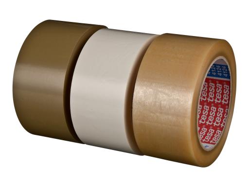 TESA pack Verpackungsklebeband 4124, aus PVC, 75 mm x 66 m extrem reißfest, kle