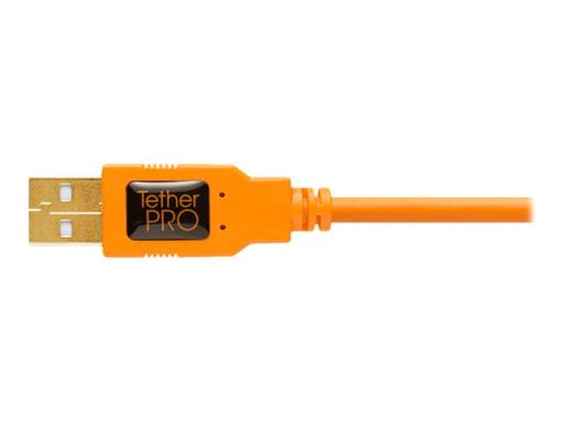 TETHER TOOLS TetherPro USB 2.0 A/MiniB 5 Pin 4,6m orange