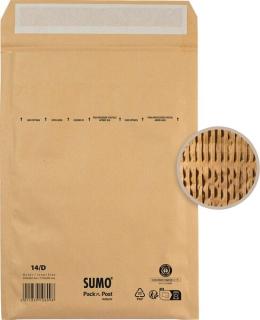 50 MAILmedia Polstertaschen SUMO® 1514 braun für DIN B5