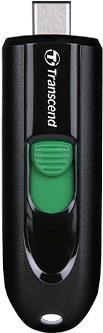 TRANSCEND 128GB USB3.2 Pen Drive Type-C Capless Black