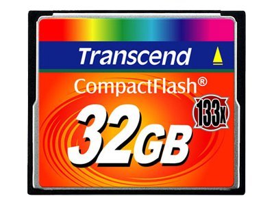 TRANSCEND Compact Flash Card 32 GB Transcend 133x