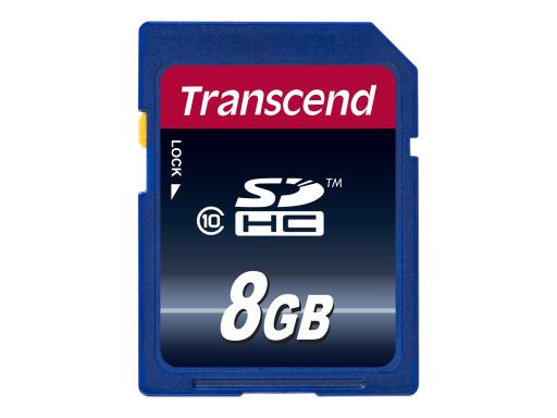 TRANSCEND Speicherkarte SD 8GB SDHC Class 10
