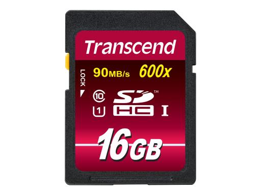TRANSCEND Speicherkarte / SD / 16GB / Class 10 / U