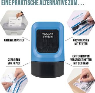 trodat Rollstempel ID Protector selbstfärbend schwarz