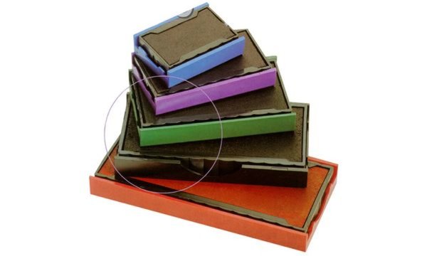 TRODAT Ersatzstempelkissen 6/4926, schwarz, Doppelpack für Textstempelautomat P