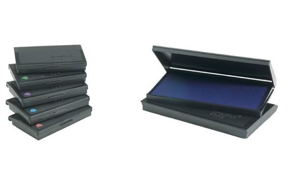 TRODAT Stempelkissen 9051 (B)90 x (T)50 mm, schwarz Kunststoff-Gehäuse, wasserb