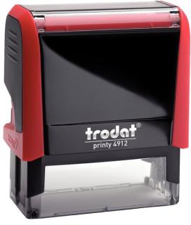 TRODAT Textstempelautomat "Printy 4.0" 4912, rot Lieferung mit Gutschein zur An
