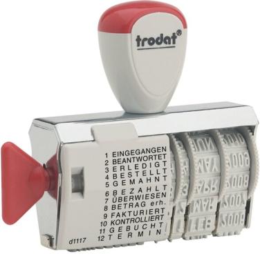 TRODAT Wortbandstempel 54340 Schwarz 56 x 4 mm (B x H)