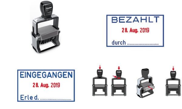 TRODAT takeMS MEM-Drive Mini Metal II - USB-Flash-Laufwerk - 8GB - USB2.0 - Sil