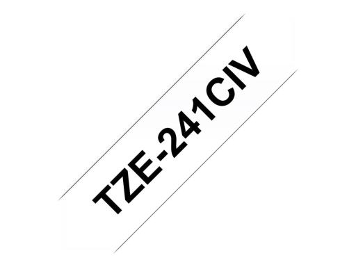 TZE-241CIV LAMINATED TAPE 18mm