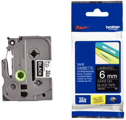 TZE-315 LAMINATED TAPE 6mm 8m