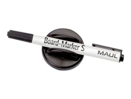 Tafelwischer mit Marker S schwarz Finepoint magnethaftend