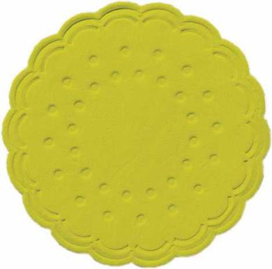 Tassendeckchen, Zelltuch-Untersetzer Ø 7,5 cm, 8-lagig, Kiwi | 250 Stück 