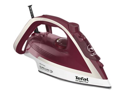 Tefal Dampfbügeleisen Ultragliss Plus FV6810, bordeaux/weiß