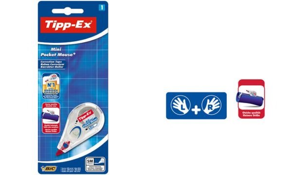 Tipp-Ex Korrekturroller Mini Pocke t Mouse, Blister (5103596)