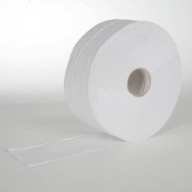 Toilettenpapier Großrolle 2-lagig, T-75 weiß, 300 m, perforiert, "Multi-Rolle", 1670 Blatt/Rolle | 6 Rollen/Sackpassend für Spender: 70153, 70138