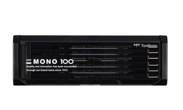 Tombow Bleistift MONO 100, sechse ckig, 12er Set sortiert (1230123)
