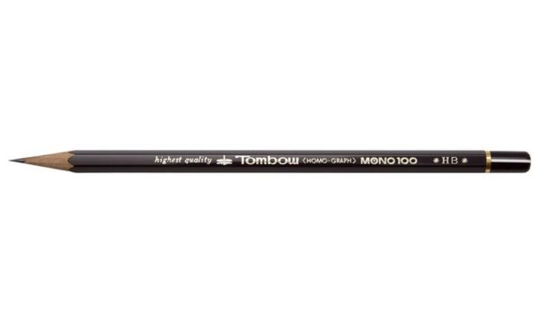 Tombow Bleistift MONO 100, sechse ckig, Härtegrad: B (1230117)
