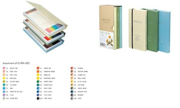 Tombow Buntstifte IROJITEN Rainfo rest, 30er Set (1230178)